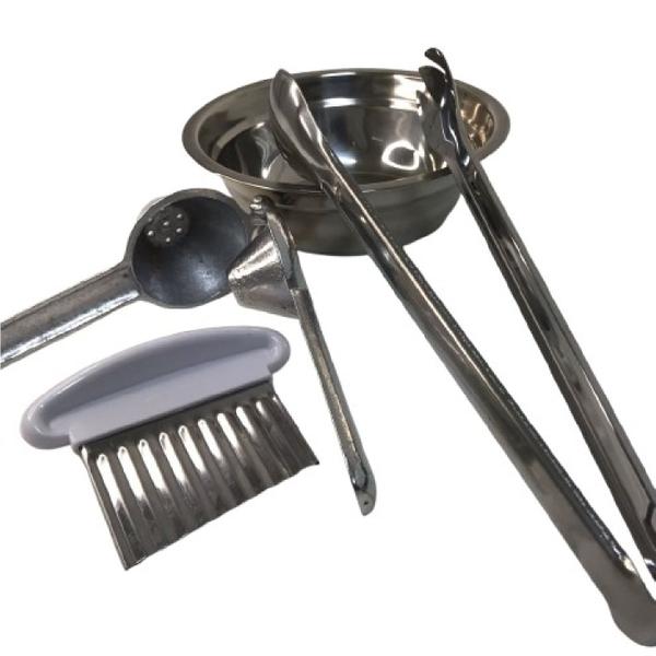 Kit Chef de Saladas utensilios essenciais prático exclusivo - Filó Modas Imagem de Kit Chef de Saladas utensilios essenciais prático exclusivo