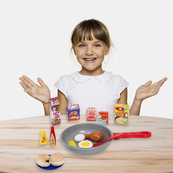 Imagem de Kit Chef Gourmet Infantil Cozinha Resistente Interativa