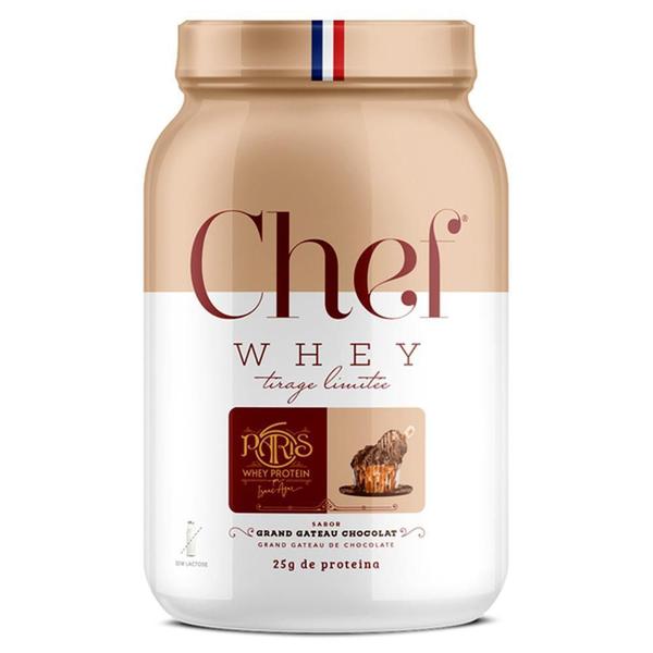 Kit Chef Whey Zero Lactose Chocolate 800G + Coqueteleira Imagem de Kit Chef Whey Zero Lactose Chocolate 800G + Coqueteleira