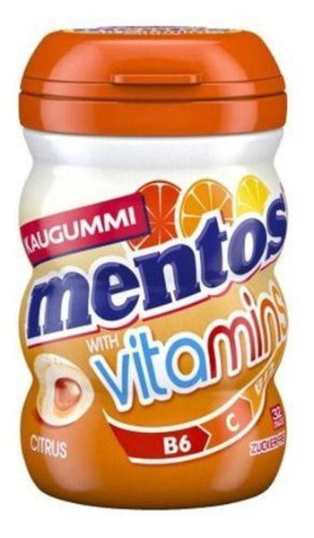 Imagem de Kit Chiclete Mentos 6x48g Garrafinha Vitamins