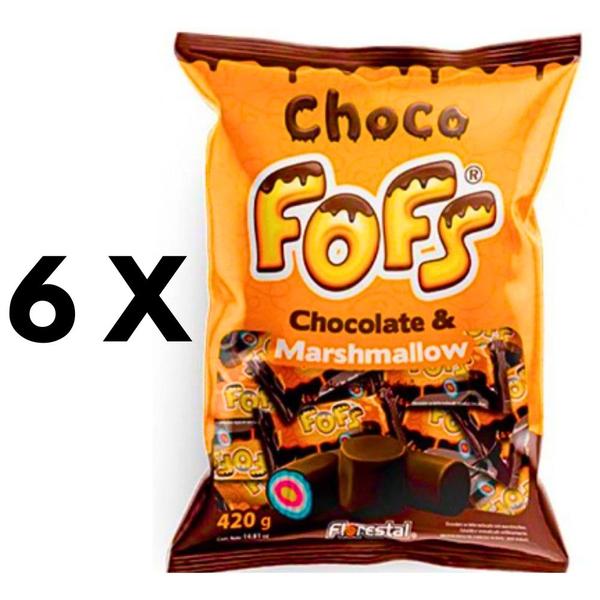 Kit Chocolate Com Marshmallow Choco Fofs Ao Leite FLORESTAL - 6 Pcts De 420g Imagem de Kit Chocolate Com Marshmallow Choco Fofs Ao Leite FLORESTAL - 6 Pcts De 420g