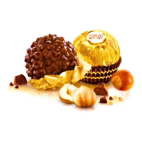 Imagem de Kit Chocolate Ferrero Rocher T4 - 50 Caixas - 4 Bombons Cada