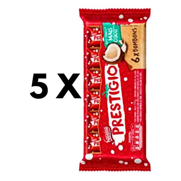 Imagem de Kit Chocolate Prestígio Flowpack NESTLÉ 114g- 5pct c/ 6un CD