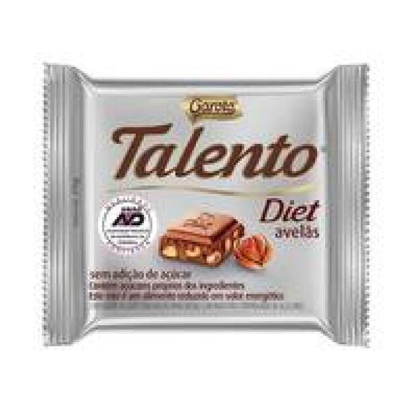 Imagem de Kit chocolate talento diet  com avelãs caixa 15unx25g escolha o seu - Garoto