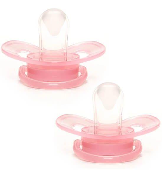 Imagem de Kit Chupeta Comfort  Tamanho 2 Ursinho Estrela Rosa 12670 Buba