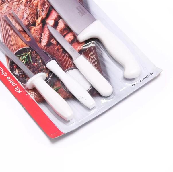 Imagem de Kit churrasco 04 pcs profissional - fratelli