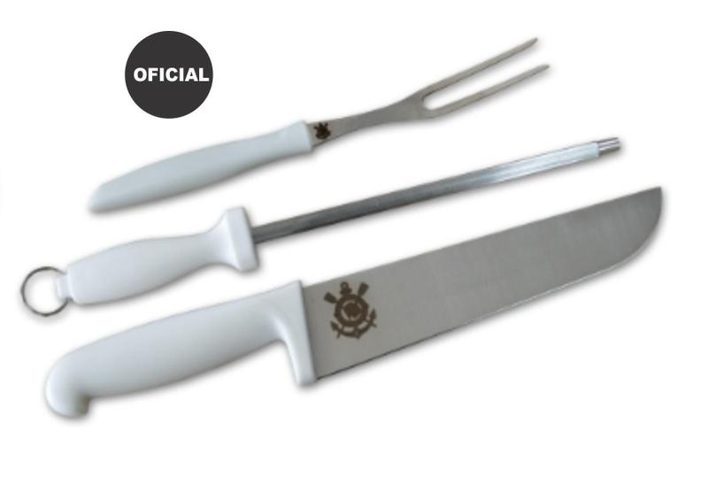Kit Churrasco Tabua Corinthians +Kit Faca Chaira Garfo Timao - Eb Artes Imagem de Kit Churrasco Tabua Corinthians +Kit Faca Chaira Garfo Timao