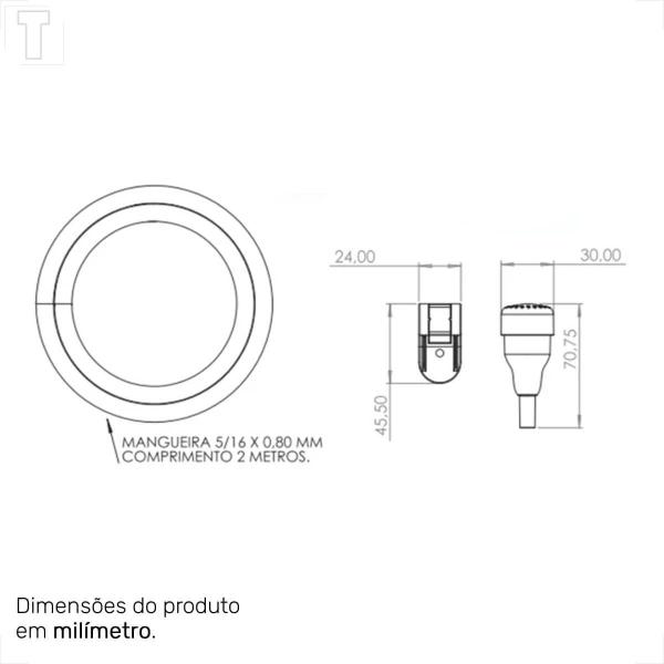 Imagem de Kit chuveirinho c/mangueira ducha matizado zagonel