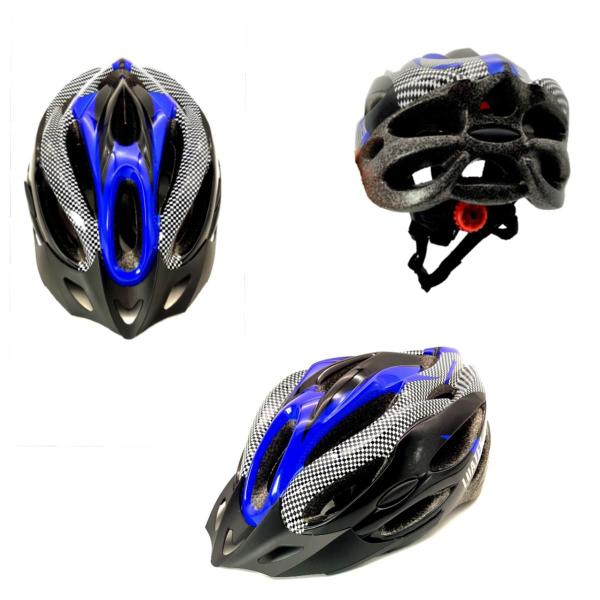 Imagem de *Kit Ciclismo Bike Segurança Capacete e Lanterna Frontal 2 em 1 + Farol Traseiro Luatek