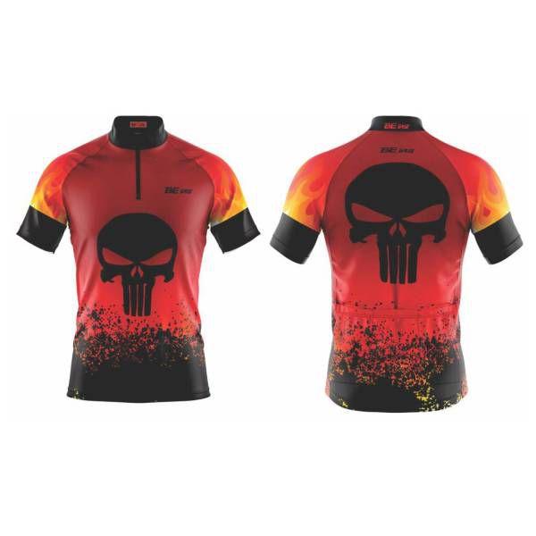 Imagem de Kit Ciclismo Camisa C/ Proteção UV + Óculos de Proteção Espelhado + Manguitos + Bandana