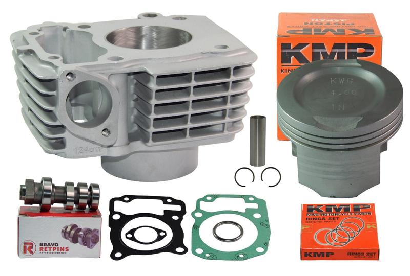 Imagem de Kit Cilindro 4Mm Cg 125/ Fan 125 2009 Em Diante + Comando