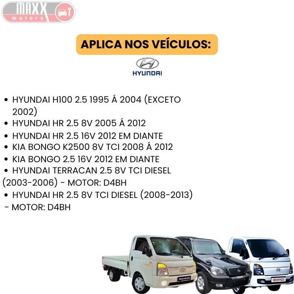 Imagem de Kit cilindro auxiliar e mestre embreagem hyundai hr 2005/...