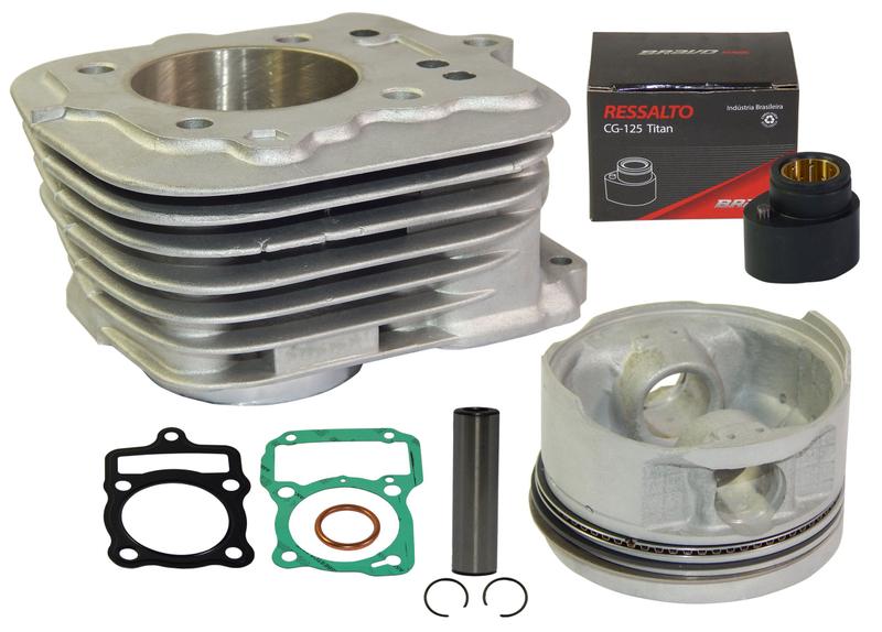 Imagem de Kit Cilindro Força Cg Ks Fan 125 2002/08 Para 150cc Ressalto