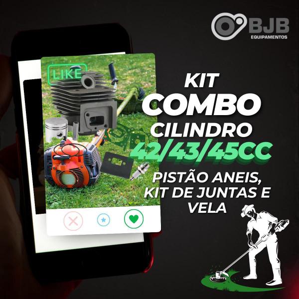 Imagem de Kit Cilindro Juntas Roçadeira 43Cc Branco Buffalo Toyama