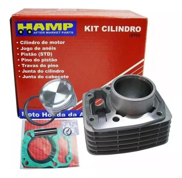 Imagem de Kit Cilindro Motor Completo Motos Cg 150 Titan/fan/bros (Original Honda Hamp)