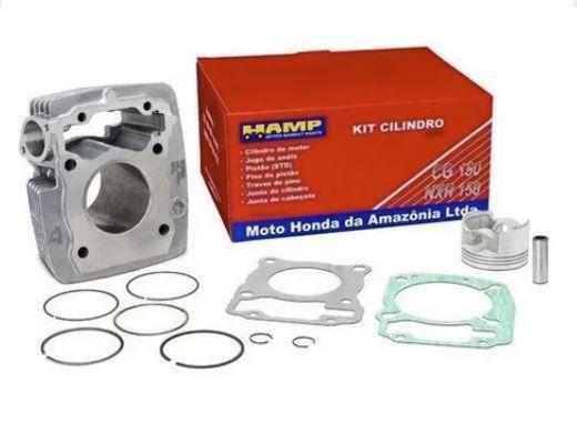 Imagem de Kit Cilindro Motor E Kit Revisão Titan 150 2013 Hamp