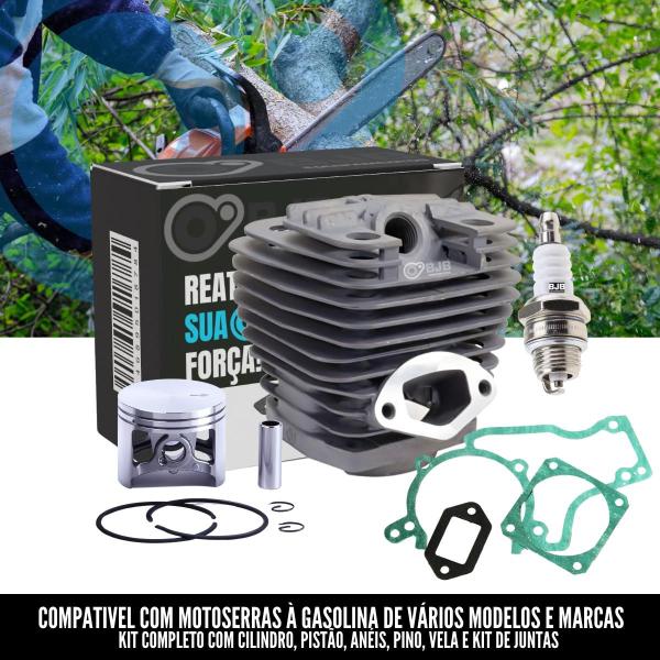 Imagem de Kit Cilindro Motoserra 52/53/58cc P/ Carbon Tekna Vonder