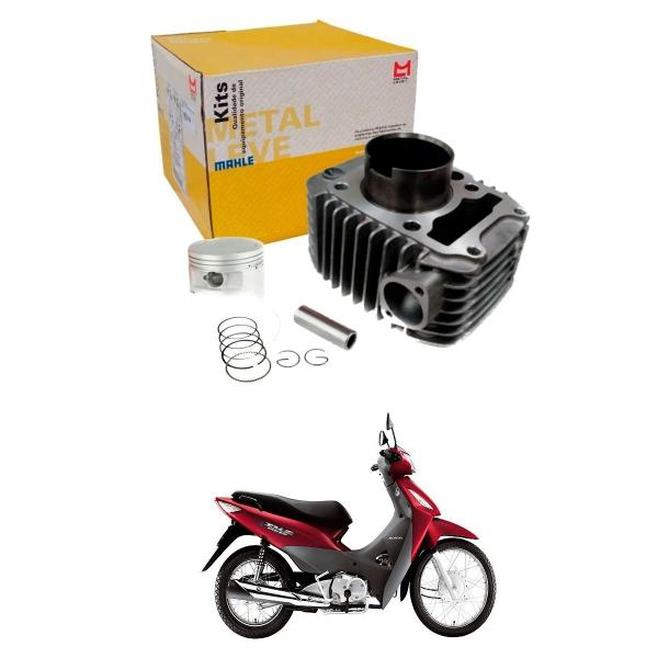 Imagem de Kit Cilindro/pistão E Anéis Honda Biz 125 2006 Até 2008