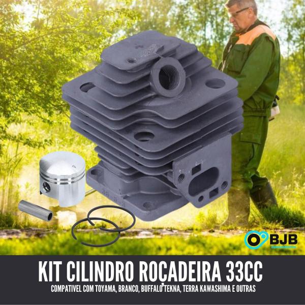 Imagem de Kit Cilindro Rocadeira 33Cc 36Mm Terra Buffalo Kawashima