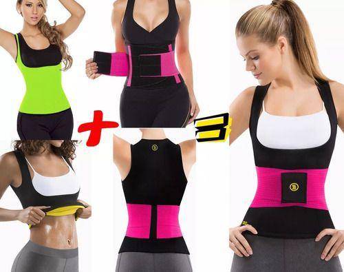 Kit cinta Cami Hot Shapers + Cinta Belt Shapers - oem Imagem de Kit cinta Cami Hot Shapers + Cinta Belt Shapers