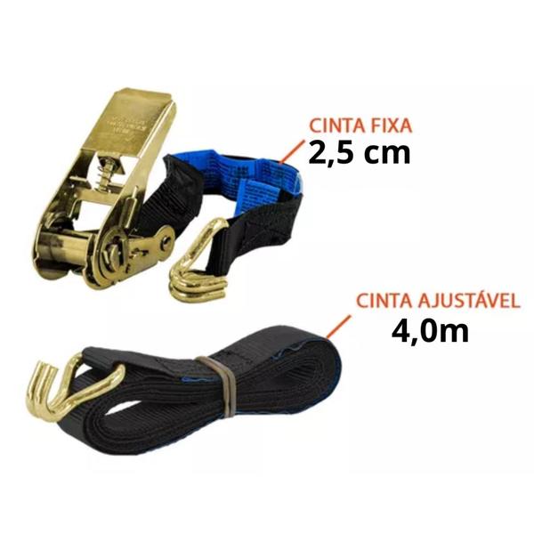 Kit Cinta Mais Catraca Com Amarração De Carga 400kg Bagagem Carros Motos - Jodi Produtos Imagem de Kit Cinta Mais Catraca Com Amarração De Carga 400kg Bagagem Carros Motos