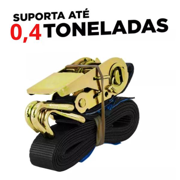 Kit Cinta Mais Catraca Com Amarração De Carga 400kg Bagagem Carros Motos - Jodi Produtos Imagem de Kit Cinta Mais Catraca Com Amarração De Carga 400kg Bagagem Carros Motos