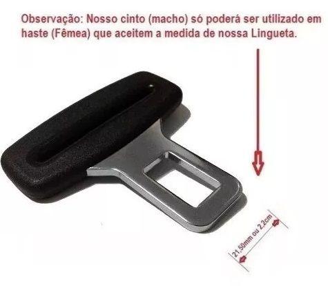 Imagem de Kit cinto de segurança COMPLETO para FIAT 147 + fechos