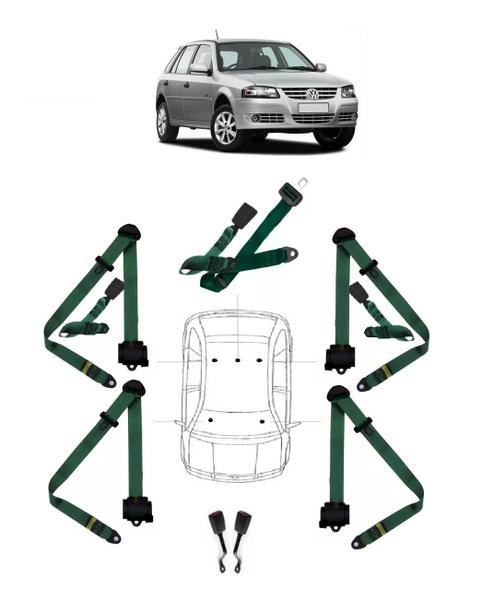 Imagem de Kit cinto de segurança COMPLETO para VOLKSWAGEN GOL + fechos