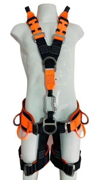 KIT Cinto de Segurança Tipo Paraquedista 7 pontos material em aço Inox. - SAFE CINTOS Imagem de KIT Cinto de Segurança Tipo Paraquedista 7 pontos material em aço Inox. - SAFE CINTOS