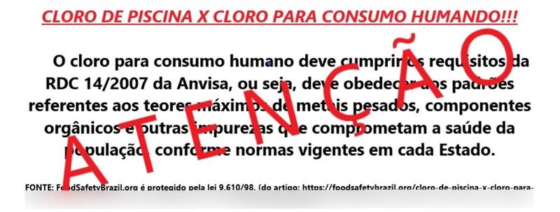 Imagem de Kit Clorador Caixa Da Água 1 Kg De Cloro Para Consumo Humano