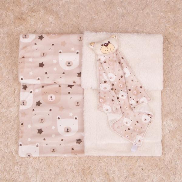 Kit Cobertor com Naninha para Bebê 2 pcs - Miguel Baby Imagem de Kit Cobertor com Naninha para Bebê 2 pcs