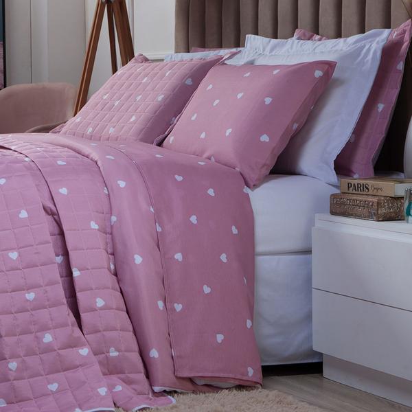 Kit Cobre Leito Cama Casal King 3 Peças Essencialle Algodão 160 Fios Estampado Luxuoso - BOB SHOP BORDADO Imagem de Kit Cobre Leito Cama Casal King 3 Peças Essencialle Algodão 160 Fios Estampado Luxuoso