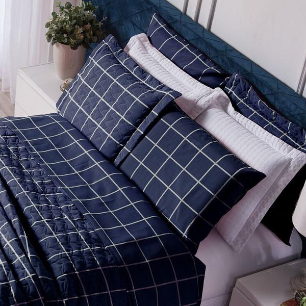 Kit Cobre Leito Cama Casal King 3 Peças Essencialle Algodão 160 Fios Estampado Luxuoso - BOB SHOP BORDADO Imagem de Kit Cobre Leito Cama Casal King 3 Peças Essencialle Algodão 160 Fios Estampado Luxuoso