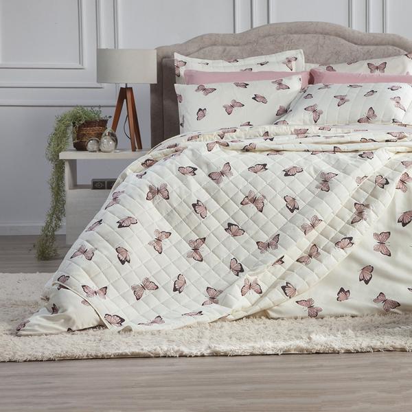 Kit Cobre Leito Cama Queen 3 Peças Essencialle Algodão 160 Fios Varias Cores Estampado Luxuoso - BOB SHOP BORDADOS Imagem de Kit Cobre Leito Cama Queen 3 Peças Essencialle Algodão 160 Fios Varias Cores Estampado Luxuoso