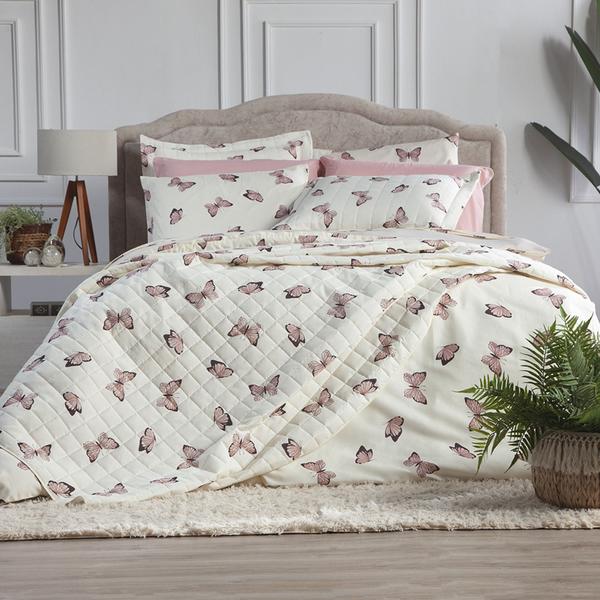 Kit Cobre Leito Cama Queen 3 Peças Essencialle Algodão 160 Fios Varias Cores Estampado Luxuoso - BOB SHOP BORDADOS Imagem de Kit Cobre Leito Cama Queen 3 Peças Essencialle Algodão 160 Fios Varias Cores Estampado Luxuoso