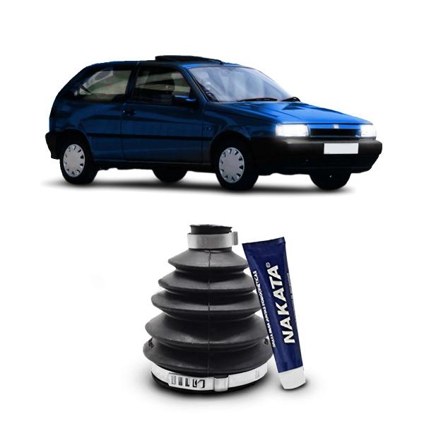 Imagem de Kit Coifa Borracha Graxa Abraçadeira Homocinética Original Nakata Lado Roda Fiat Tipo 1.6 1994 1995 1996 1997 1998