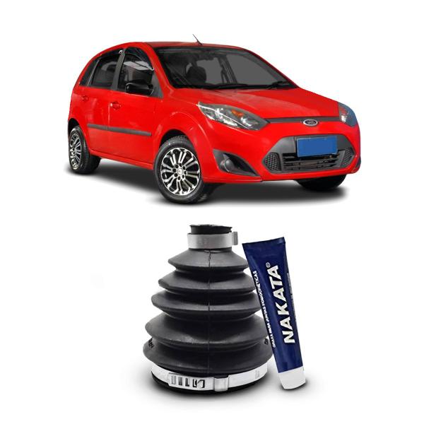 Imagem de Kit Coifa Borracha Graxa Abraçadeira Homocinética Original Nakata Lado Roda Ford Fiesta 2011 2012 2013 2014