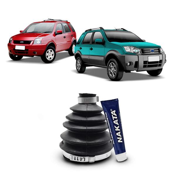 Imagem de Kit Coifa Borracha Homocinética Nakata Lado Roda Ford Ecosport 2003 2004 2005 2006 2007 2008 2009 2010 2011 2012