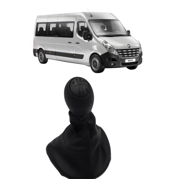 Imagem de Kit Coifa Manopla Bola Cambio Renault Master 2010 2011 2012 2013 6 Marchas