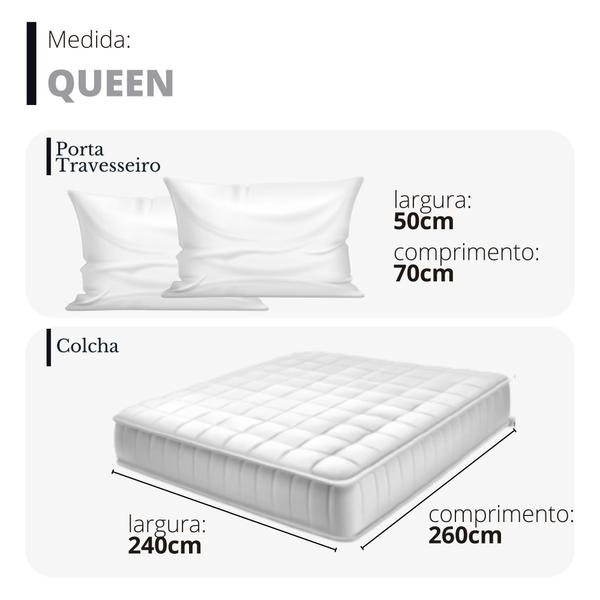 Imagem de Kit Colcha Aveludada - Macia Para Cama Queen