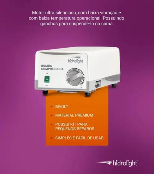 Imagem de Kit Colchão Pneumático Hidroligth Bivolt SC400