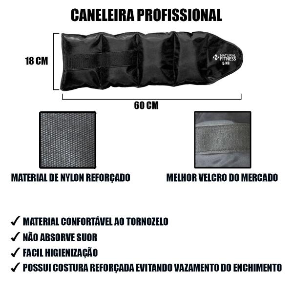 Imagem de Kit colchonete + Halteres 4kg + Caneleiras 4 kg Academia Fitness Musculação