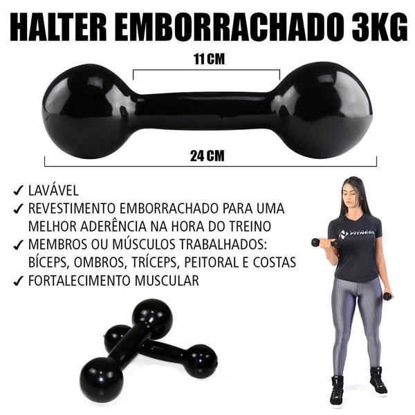 Kit Colchonete + Halteres de 3kg + Caneleiras de 2kg + Corda de Pular Academia Fitness Musculação Treino - Natural Fitness Imagem de Kit Colchonete + Halteres de 3kg + Caneleiras de 2kg + Corda de Pular Academia Fitness Musculação Treino
