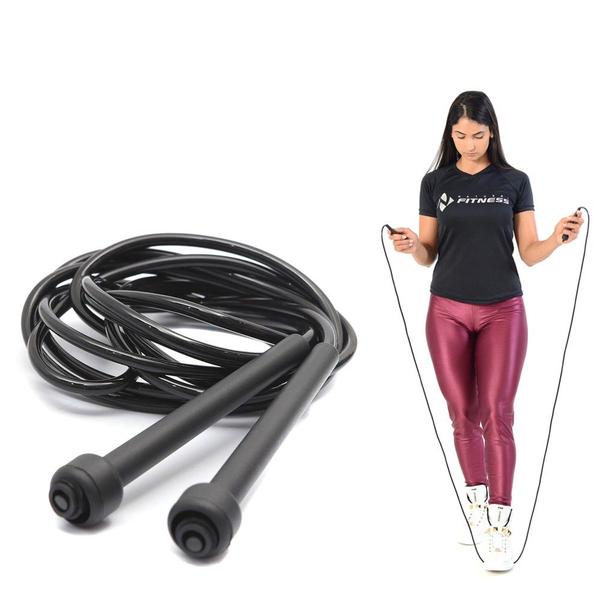 Imagem de Kit Colchonete + Halteres de 3kg + Caneleiras de 5kg + Corda de Pular Academia Fitness Musculação