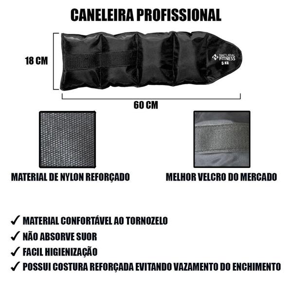 Kit Colchonete Par Halteres De 2kg Par Caneleiras De 5kg - Natural Fitness Imagem de Kit Colchonete Par Halteres De 2kg Par Caneleiras De 5kg