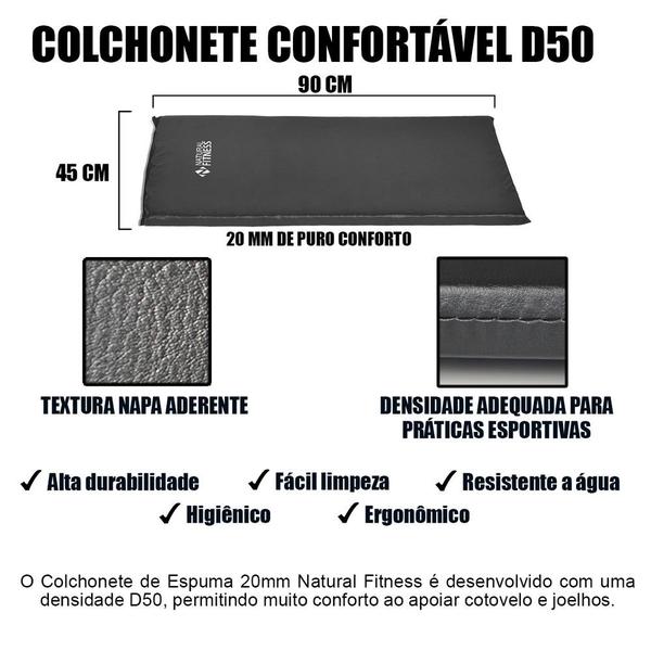 Kit Colchonete Par Halteres De 2kg Par Caneleiras De 5kg - Natural Fitness Imagem de Kit Colchonete Par Halteres De 2kg Par Caneleiras De 5kg