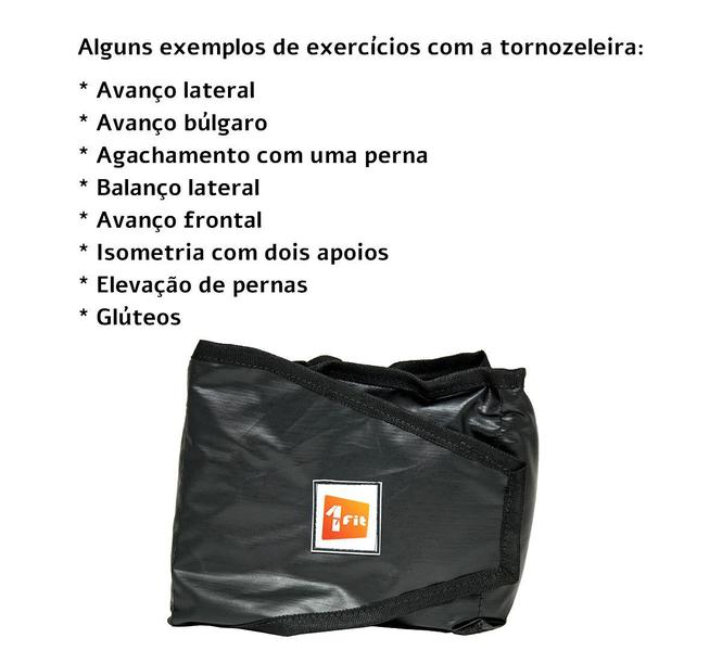Kit Colchonete Preto + Kit Extensor Elástico 11 Peças Crossbend 1Fit + Par de Caneleira Tornozeleira De Peso 2kg - 1 Fit Imagem de Kit Colchonete Preto + Kit Extensor Elástico 11 Peças Crossbend 1Fit + Par de Caneleira Tornozeleira De Peso 2kg