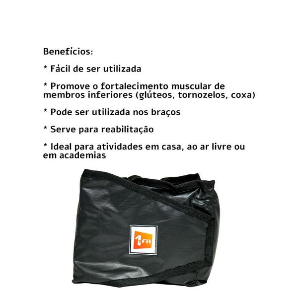 Imagem de Kit Colchonete Preto + Par de Caneleira Peso 9kgs