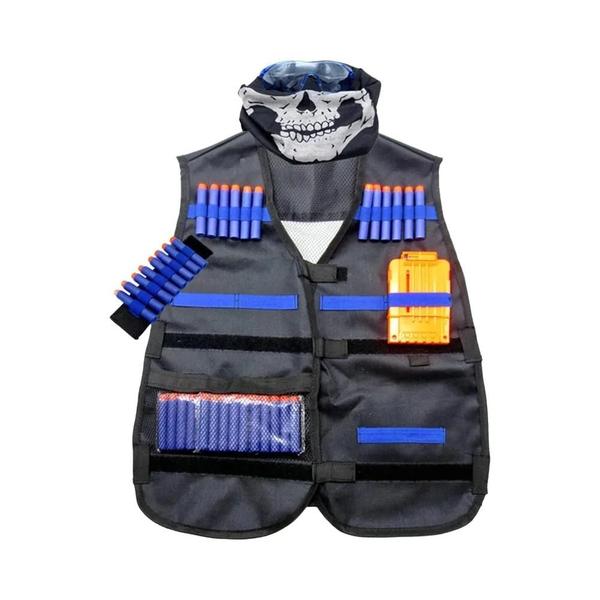 Imagem de Kit Colete Macio Infantil para Nerf N-Strike Elite - Suporte para Brincadeiras ao Ar Livre