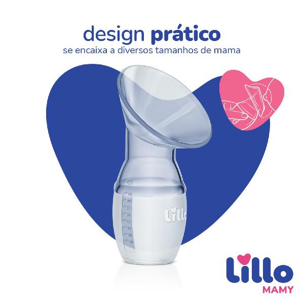 Imagem de Kit Coletor de Leite Materno com 3 frascos 120ml - Lillo